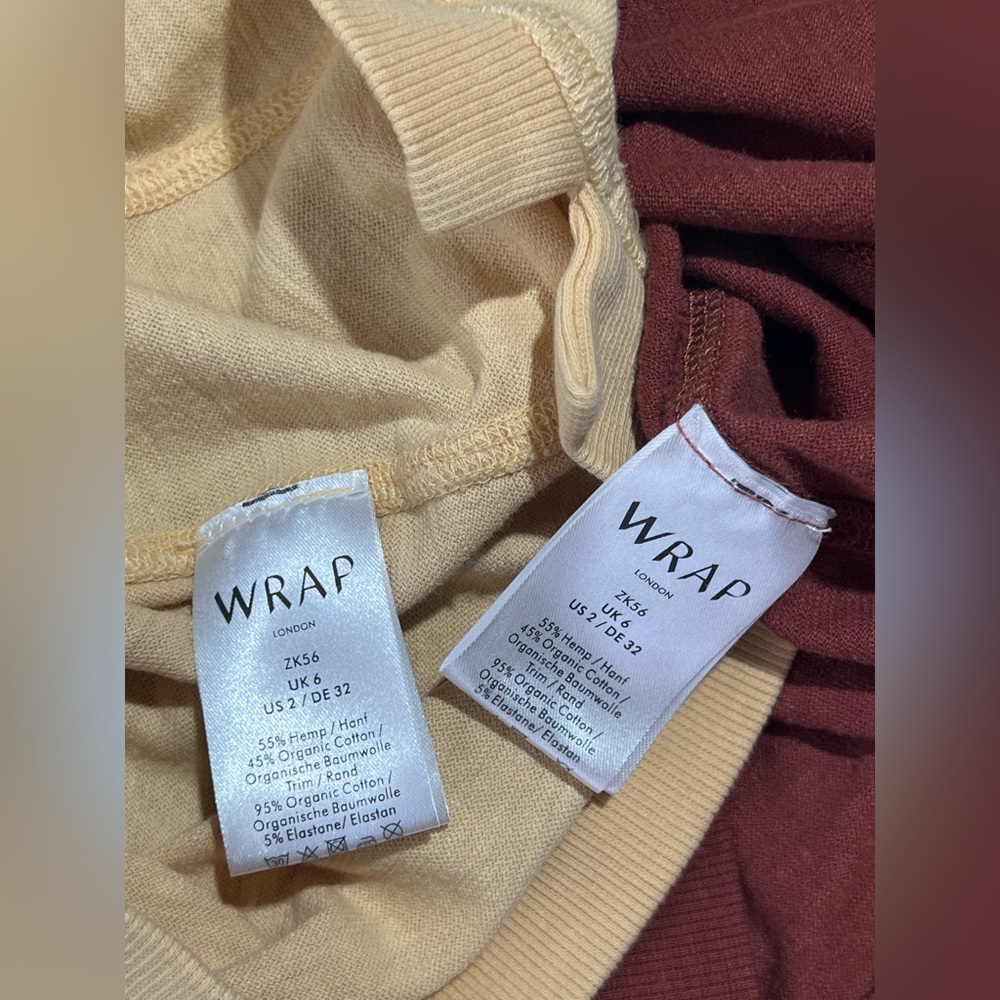 Wrap London Raglan Top 2 pack | US 2 - Picture 8 of 9